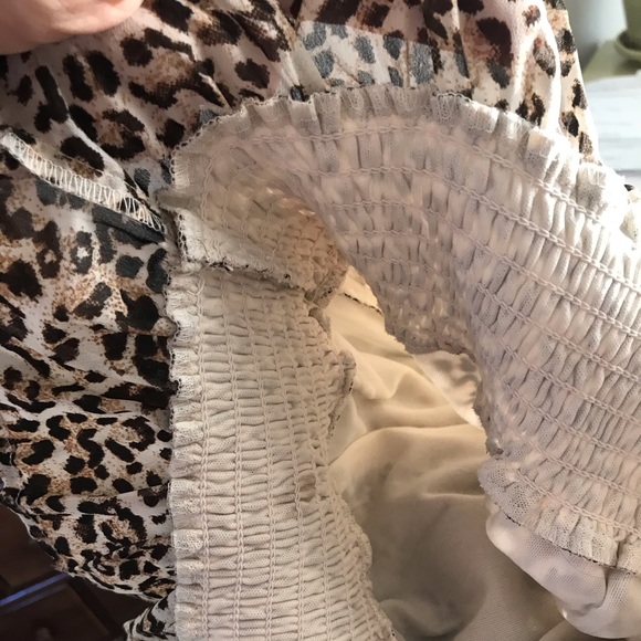 Japa Leopard Print Smocked Blouse - Picture 8 of 8